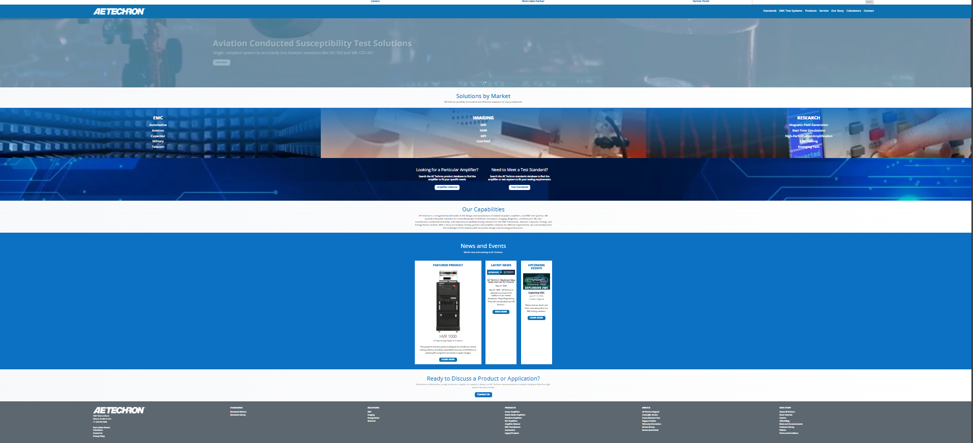 AE Techron WordPress Homepage