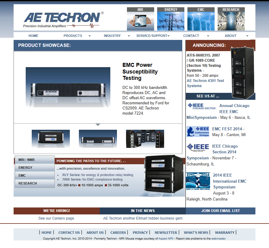 Legacy AE Techron Site