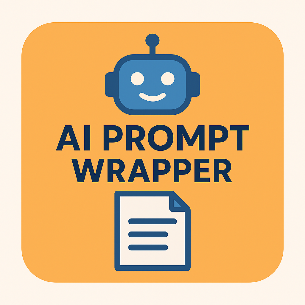 AI Prompt Wrapper App Icon
